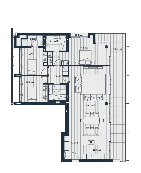 Apartamento T3 para Venda em Marvila