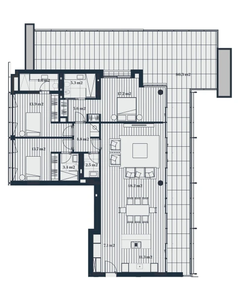 Apartamento T3 para Venda em Marvila