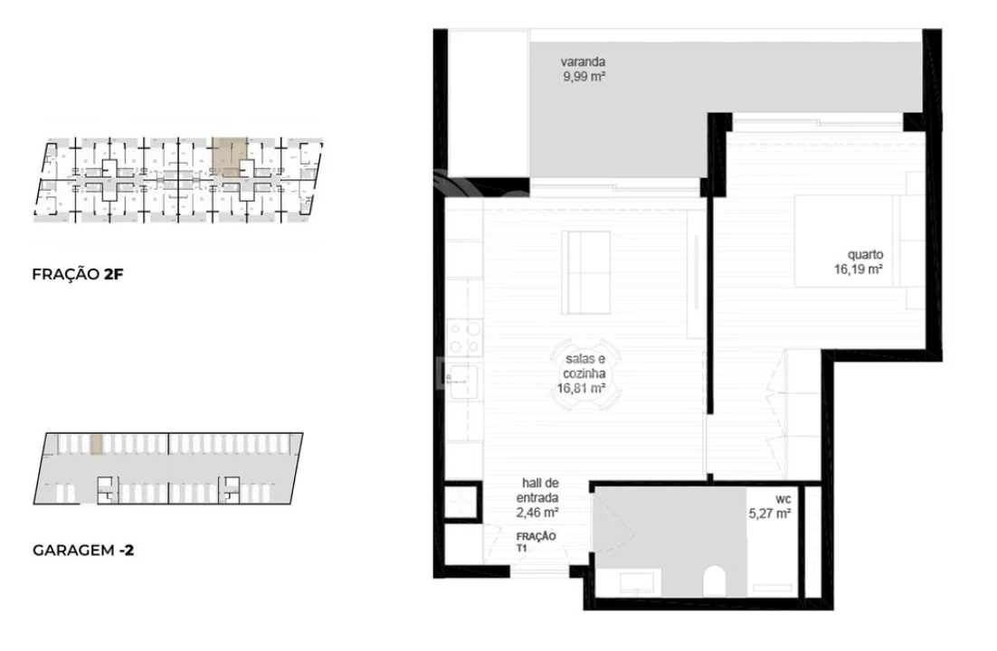 Apartamento T1 para Venda em Vila Nova de Cerveira e Lovelhe Foto 11