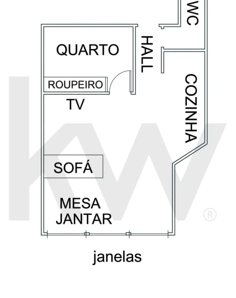 Apartamento T1 para Venda em Oeiras e São Julião da Barra, Paço de Arcos e Caxias