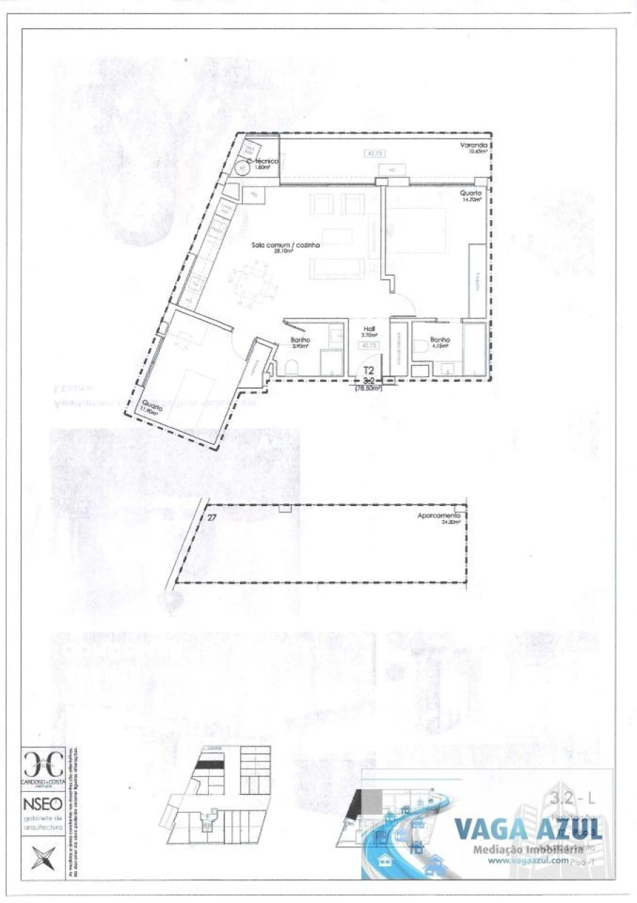Apartamento T2 para Venda em Gulpilhares e Valadares Foto 14