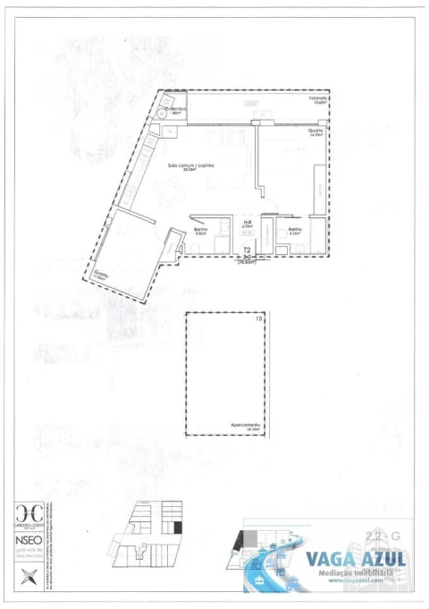 Apartamento T2 para Venda em Gulpilhares e Valadares