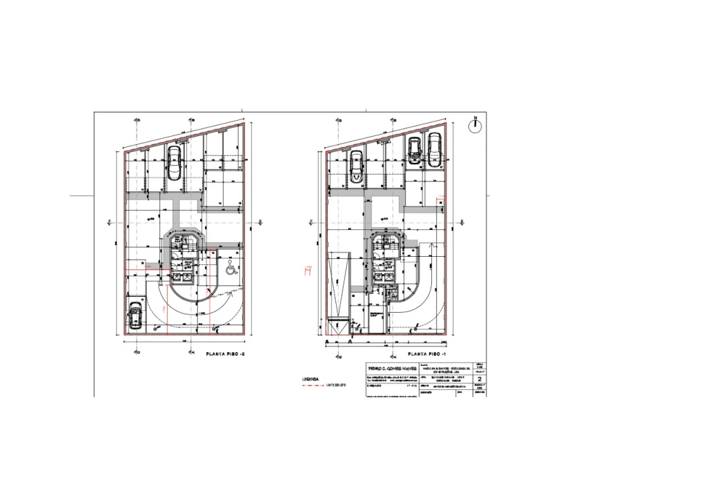 Apartamento T3 para Venda em Carcavelos e Parede Planta 2
