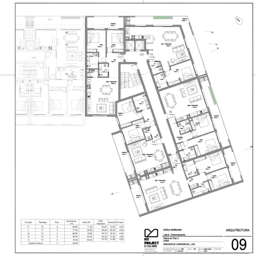 Apartamento T2 para Venda em Nossa Sra de Fatima Planta 1