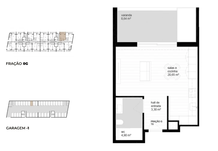 Apartamento para Venda em Vila Nova de Cerveira e Lovelhe Planta 1