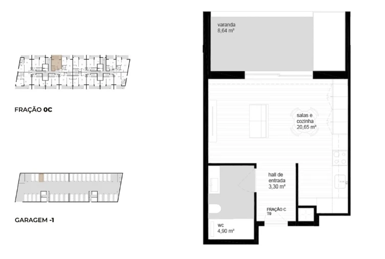 Apartamento para Venda em Vila Nova de Cerveira e Lovelhe Planta 1