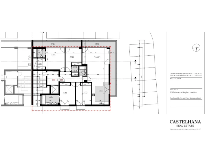 Apartamento T4 para Venda em Cascais e Estoril Planta 1