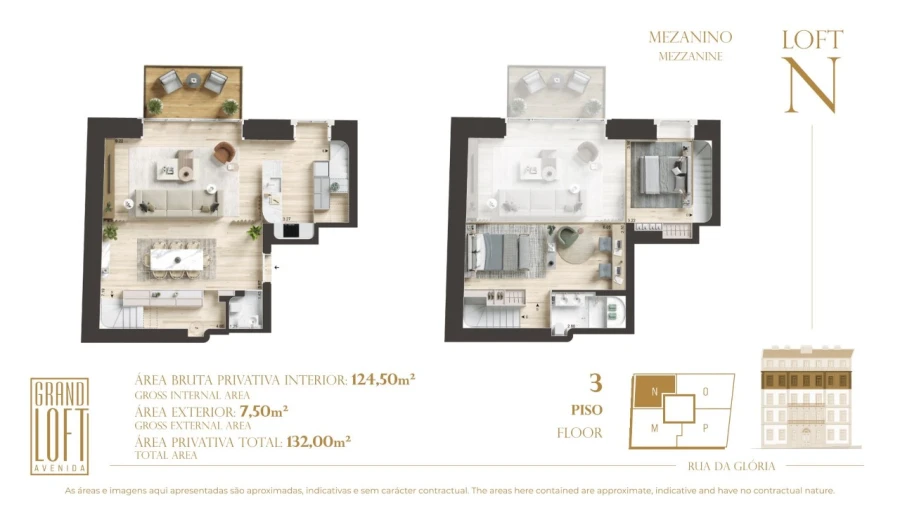 Apartamento T2 para Venda em Santo António Planta 1
