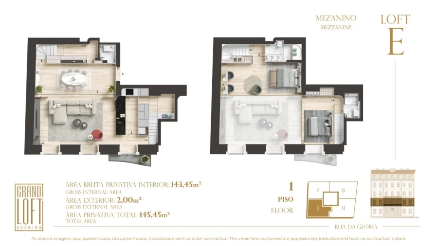 Apartamento T2 para Venda em Santo António Planta 1