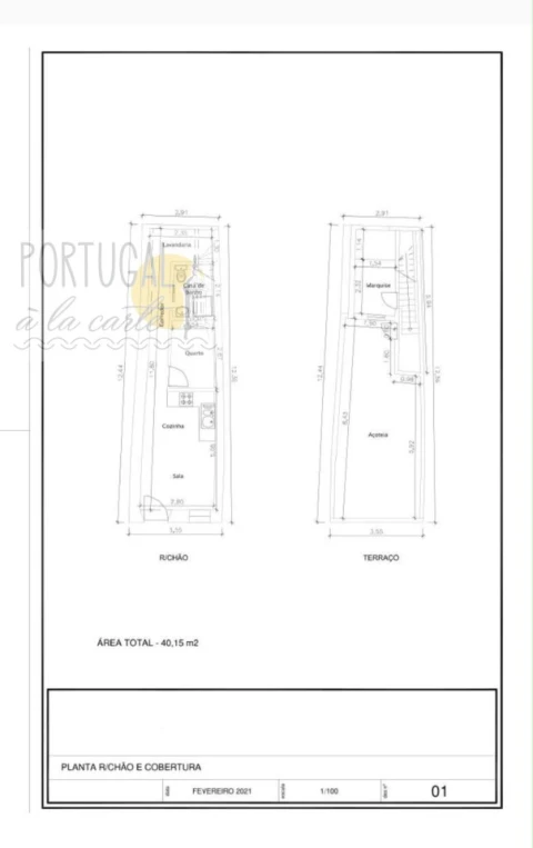 Moradia T1 para Venda em Olhão