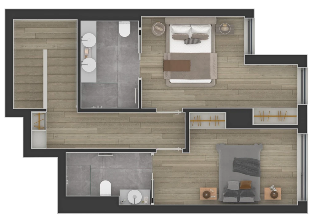 Apartamento T2 para Venda em Avenidas Novas Planta 2