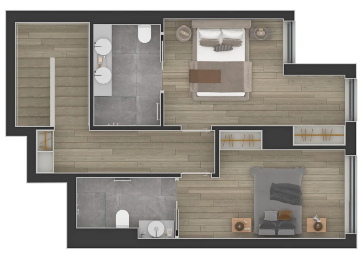Apartamento T2 para Venda em Avenidas Novas Planta 2