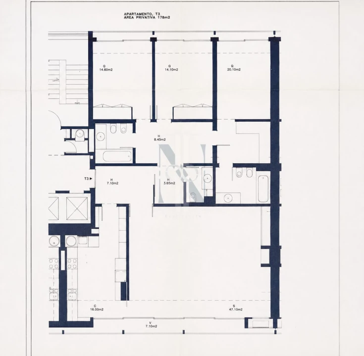 Apartamento T3 para Venda em Campo de Ourique Foto 50