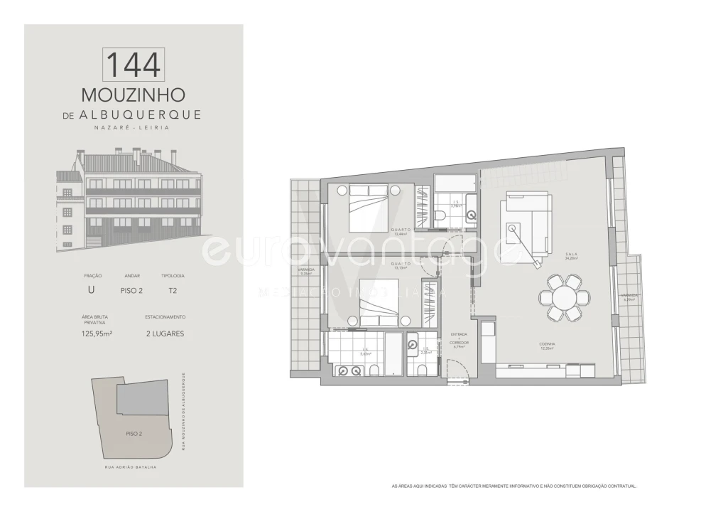 Apartamento T2 para Venda em Nazare Foto 19