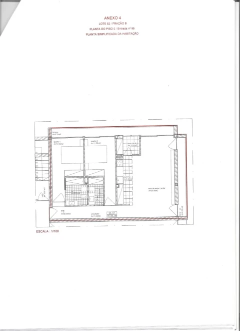 Apartamento T2 para Venda em Vilar de Pinheiro