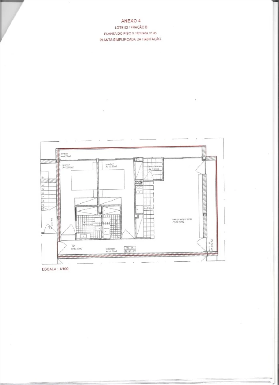 Apartamento T2 para Venda em Vilar de Pinheiro Foto 21