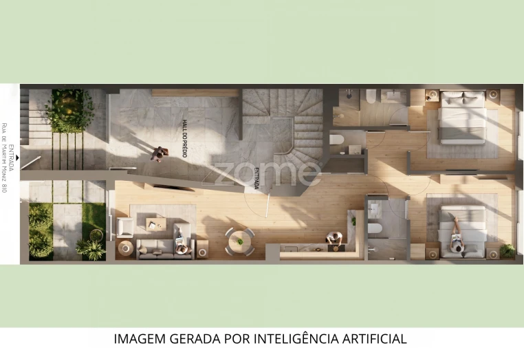 Apartamento T2 para Venda em Aldoar, Foz do Douro e Nevogilde Foto 5