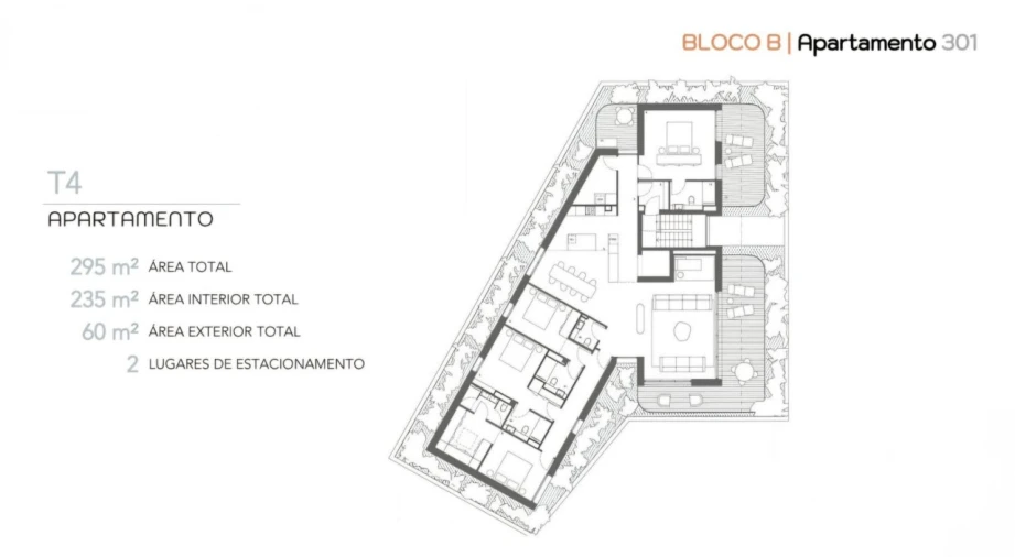 Apartamento T4 para Venda em Ramalde Planta 1