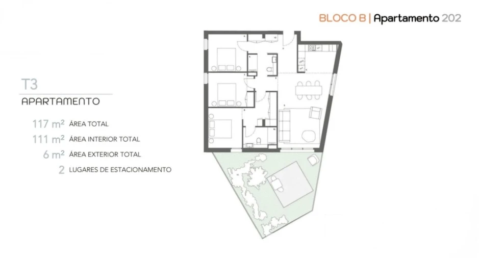 Apartamento T3 para Venda em Ramalde Planta 1
