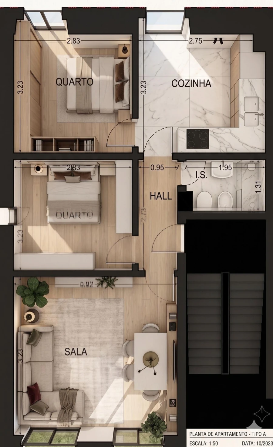 Apartamento T2 para Venda em Misericórdia Foto 21