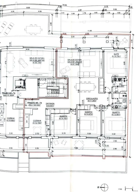 Apartamento T4 para Venda em Bombarral e Vale Covo