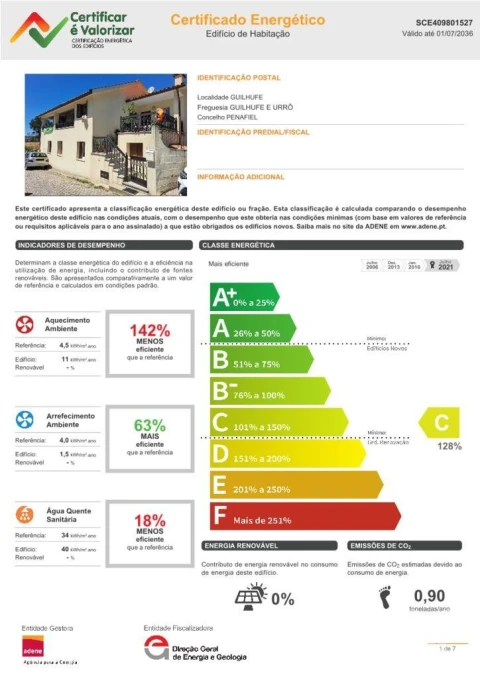 Moradia T6 para Venda em Penafiel