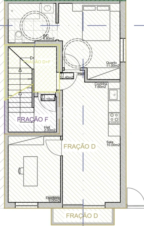 Apartamento T2 para Venda em Caldas de Vizela (São Miguel e São João)