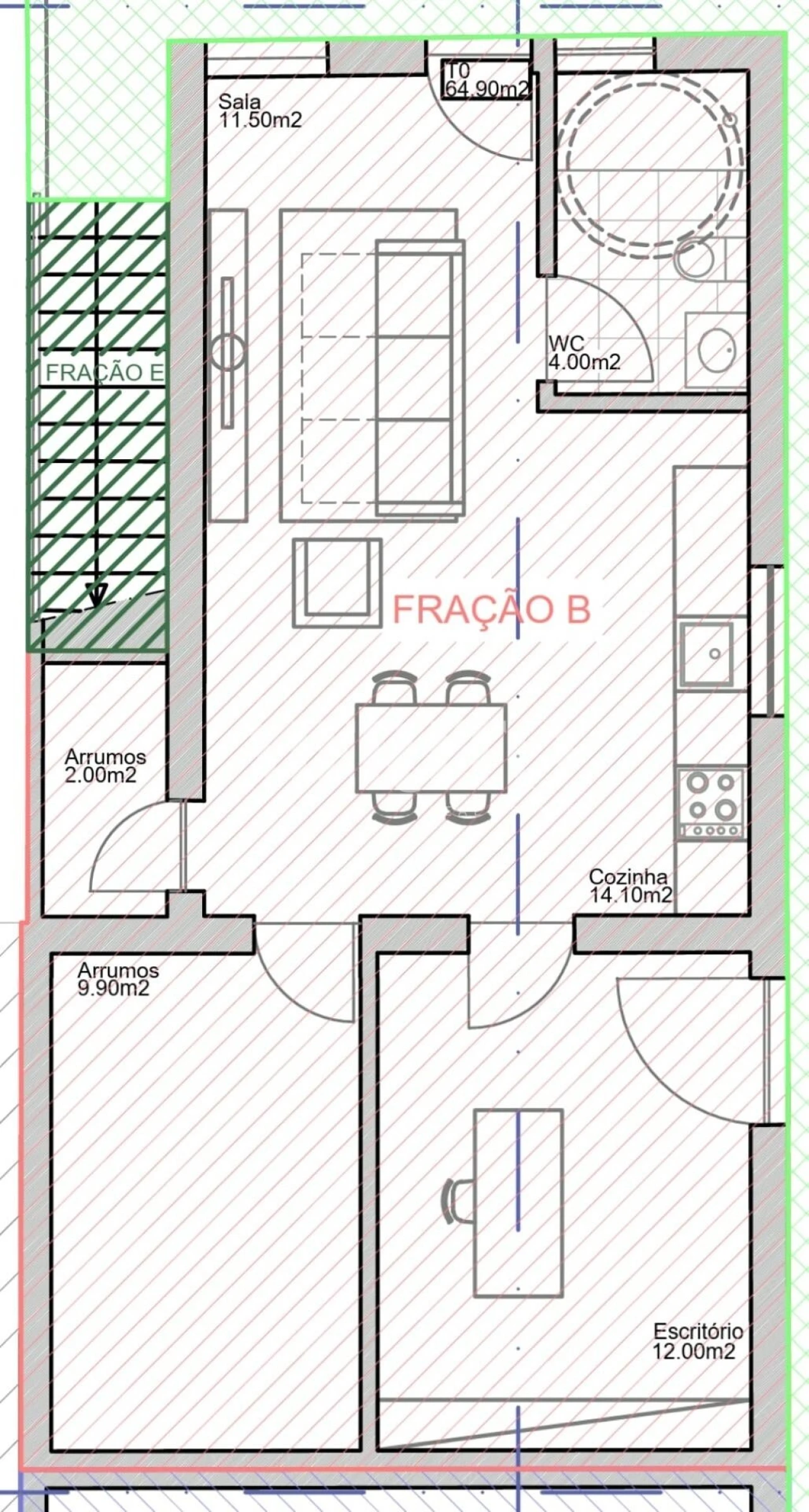 Apartamento T2 para Venda em Caldas de Vizela (São Miguel e São João) Foto 16