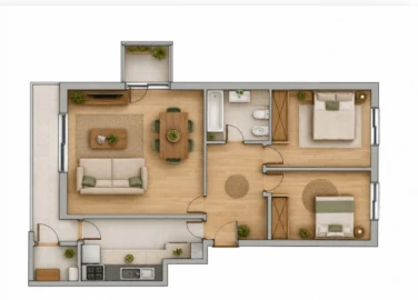 Apartamento T2 para Venda em Guilhufe e Urrô