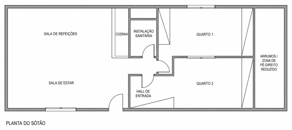 Apartamento T3 para Venda em Gualtar Planta 2