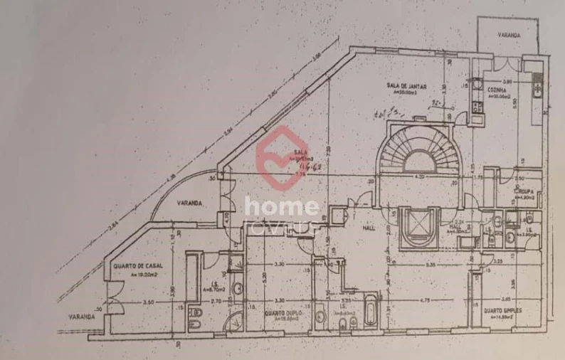 Apartamento T4 para Venda em Cascais e Estoril Planta 2