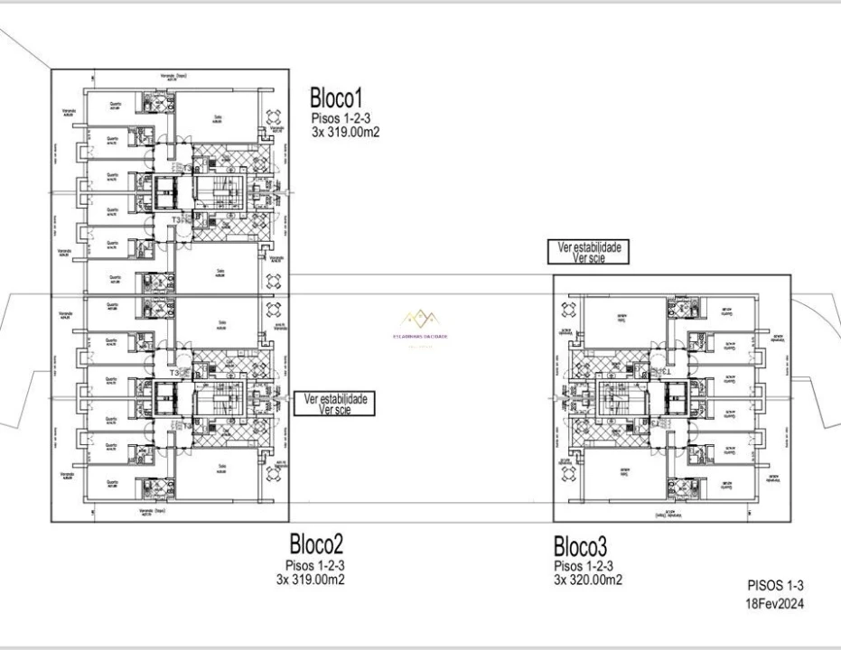 Apartamento T3 para Venda em Montijo e Afonsoeiro Planta 2