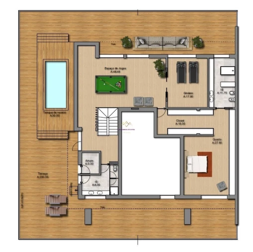 Apartamento T5 para Venda em Montijo e Afonsoeiro Planta 1