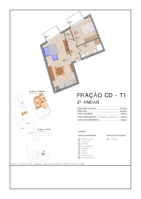 Apartamento T1 para Venda em Ovar, São João, Arada e São Vicente de Pereira Jusã