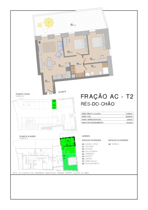 Apartamento T2 para Venda em Ovar, São João, Arada e São Vicente de Pereira Jusã
