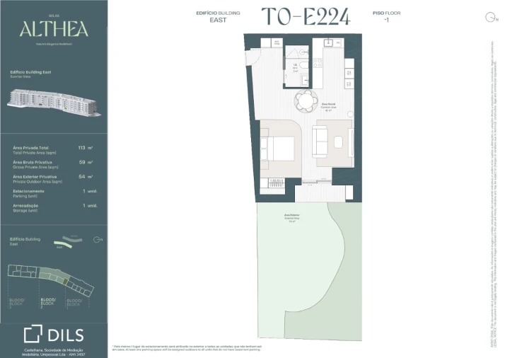 Apartamento para Venda em Queluz e Belas Planta 1