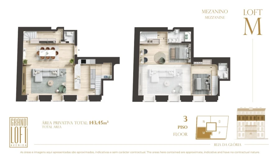 Apartamento T2 para Venda em Santo António Planta 1