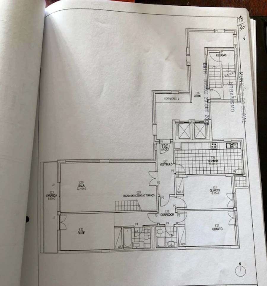 Apartamento T3 para Arrendamento em Seixal, Arrentela e Aldeia de Paio Pires Planta 1