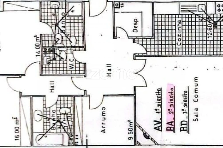 Apartamento T3 para Venda em Mafamude e Vilar do Paraíso Foto 35