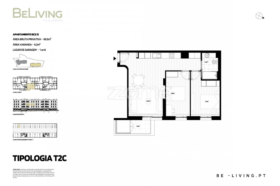 Apartamento T2 para Venda em Vila das Aves Foto 14