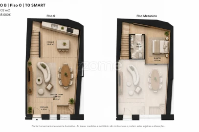 Apartamento T1 para Venda em Santa Marinha e São Pedro da Afurada