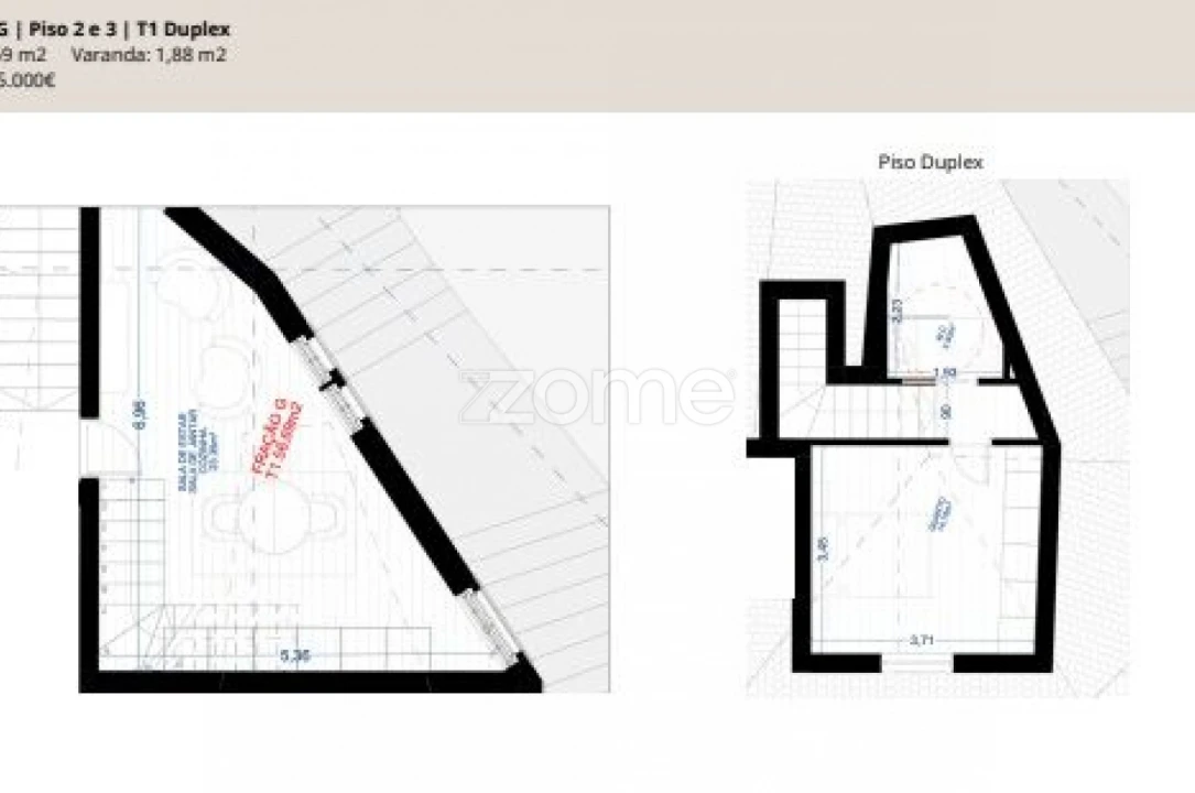 Apartamento T1 para Venda em Santa Marinha e São Pedro da Afurada Foto 5