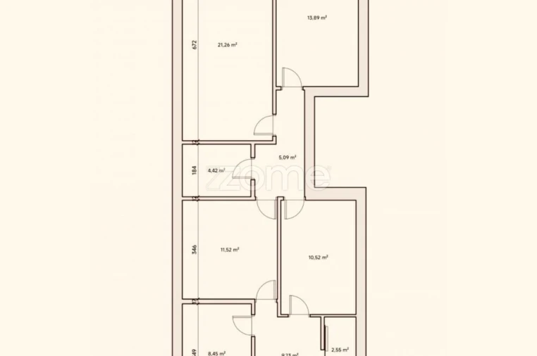 Apartamento T3 para Arrendamento em Almada, Cova da Piedade, Pragal e Cacilhas Planta 1