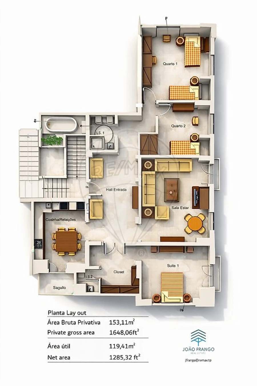 Apartamento T3 para Venda em Santa Maria Maior Foto 12