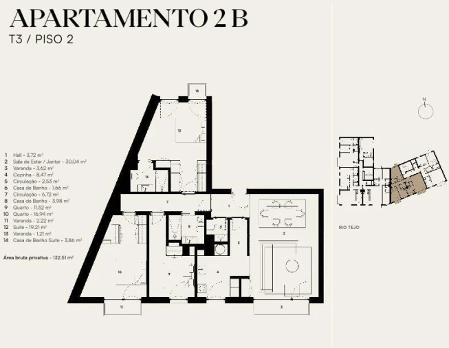 Apartamento T3 para Venda em Alcantara Foto 6