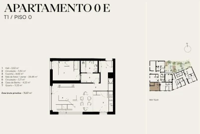 Apartamento T1 para Venda em Alcantara