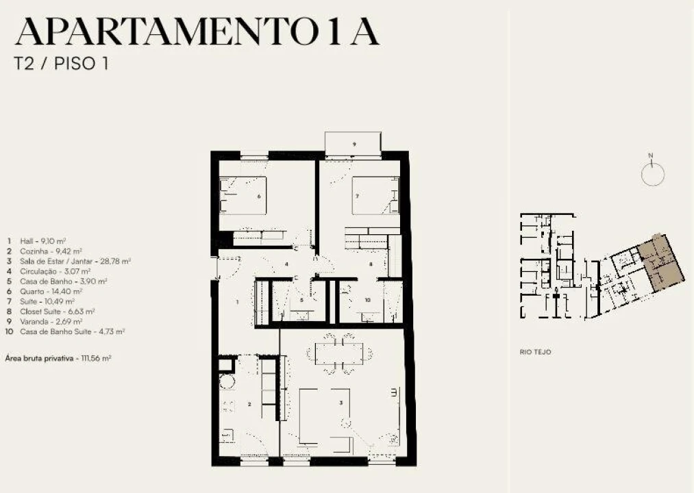 Apartamento T2 para Venda em Alcantara Foto 6
