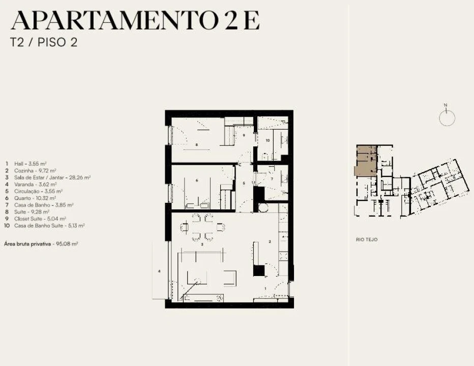 Apartamento T2 para Venda em Alcantara Foto 6