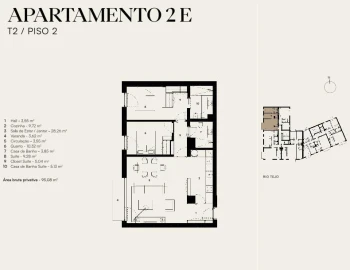 Apartamento T2 para Venda em Alcantara