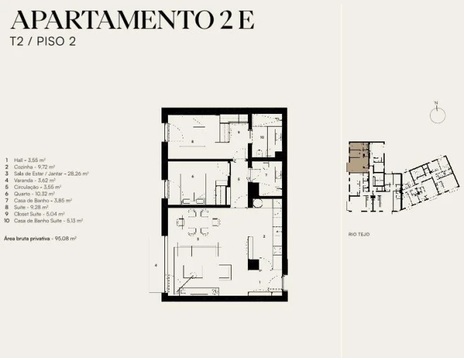Apartamento T2 para Venda em Alcantara Foto 6